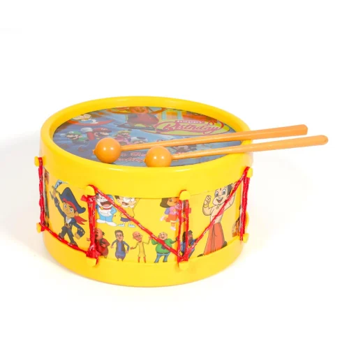 9.2cm Khushi Yellow Toy Drum