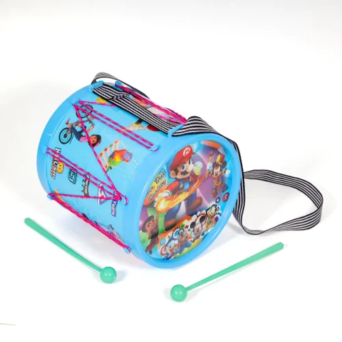 17.8cm Khushi Blue Toy Drum