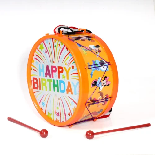 10.7cm Khushi Orange Toy Drum