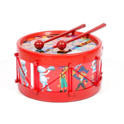9.2cm Khushi Red Toy Drum