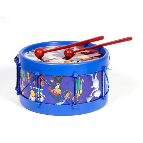 9.2cm Khushi Navy Blue Toy Drum